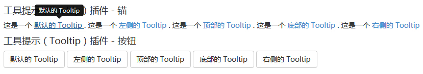 Bootstrap Tips Tool (Tooltip) plug-in