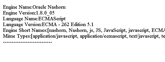 Java script engine