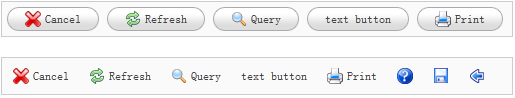 jQuery EasyUI menu with buttons - Create link buttons