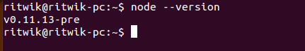Node .js installation configuration