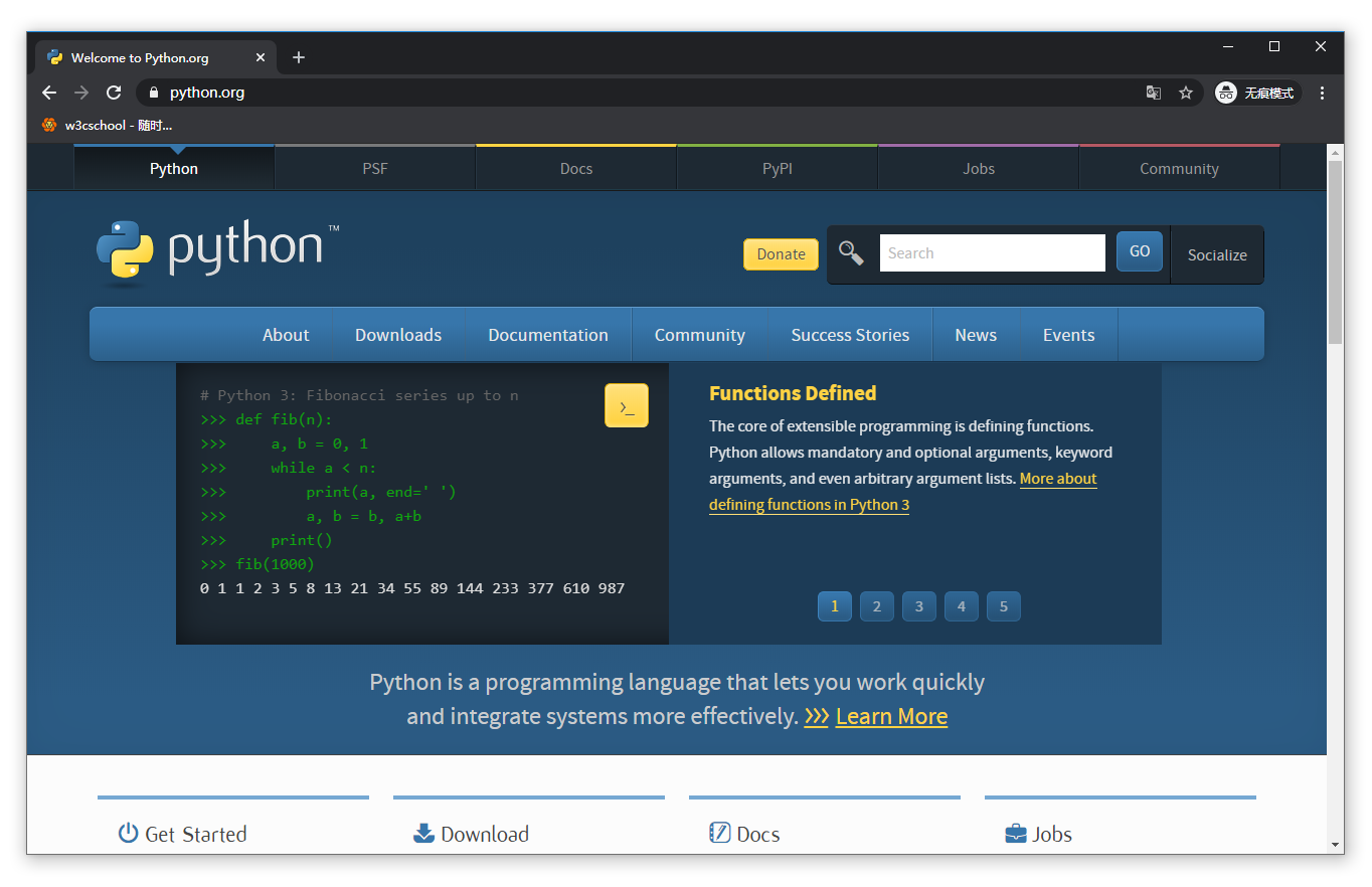 Python3 installation