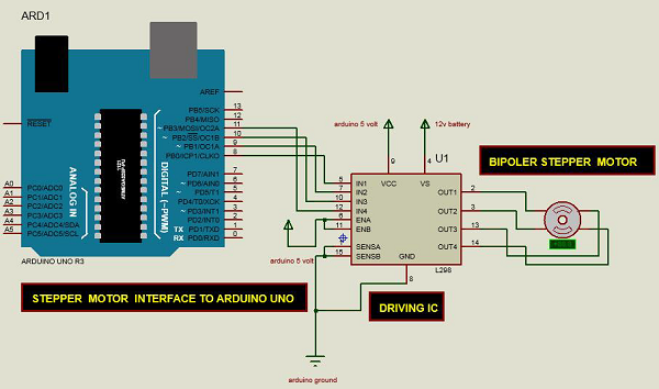 Arduino stepper motor