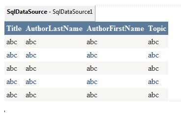 ASP.NET data inventory pick