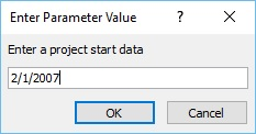 MS Access parameter query