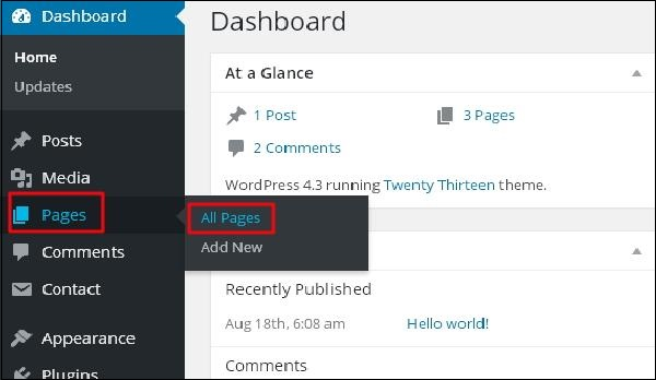 WordPress adds comments