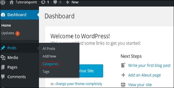WordPress deletes categories