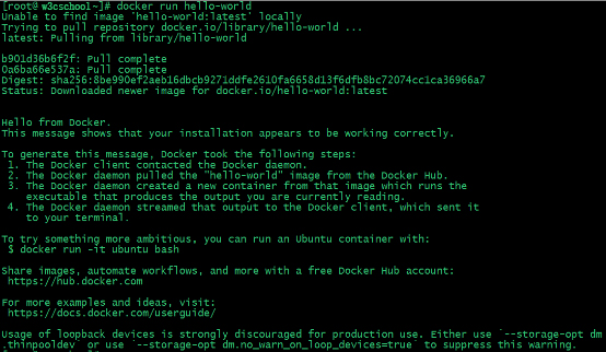 CentOS Docker installation