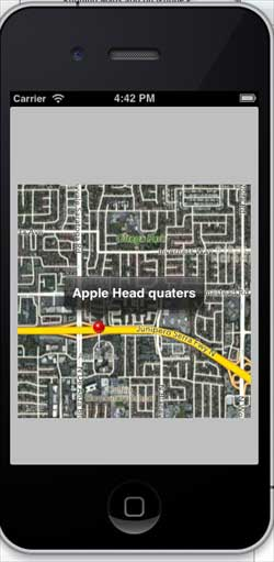 iOS map development