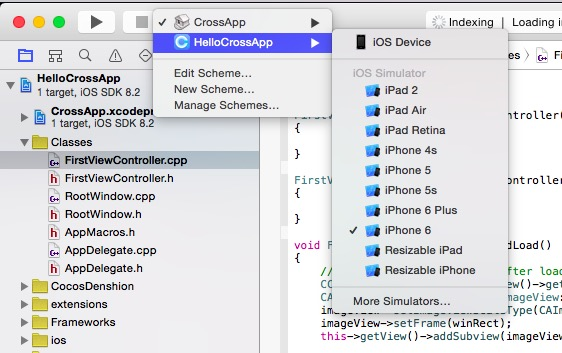 Mac OS developed the Xcode environment