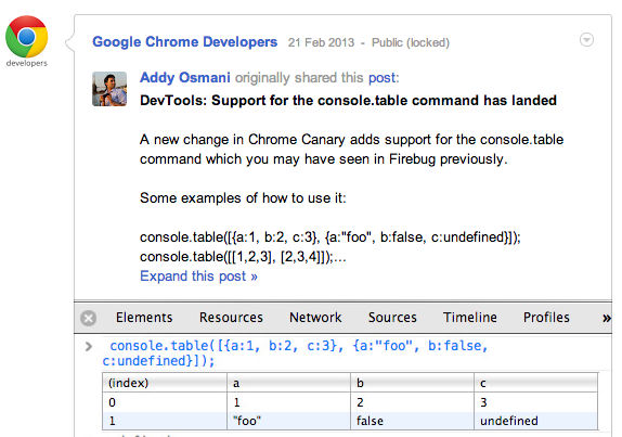 Chrome Development Tools Overview